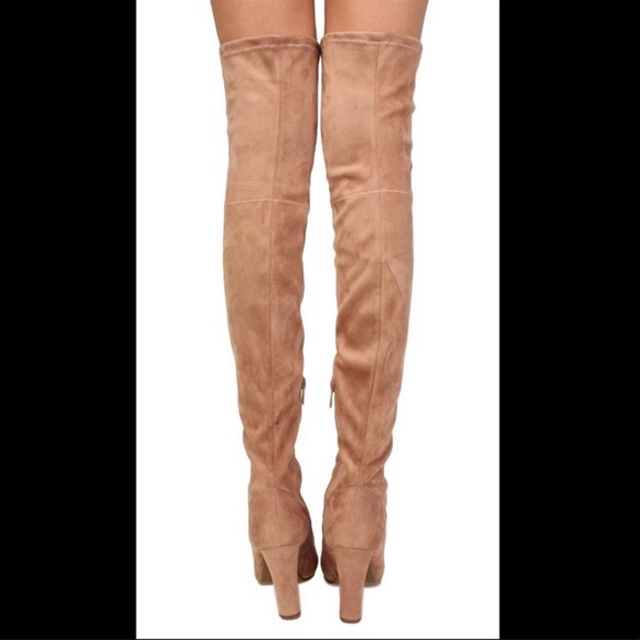 Lace-Up Over the Knee Boots - Picture 3 of 6